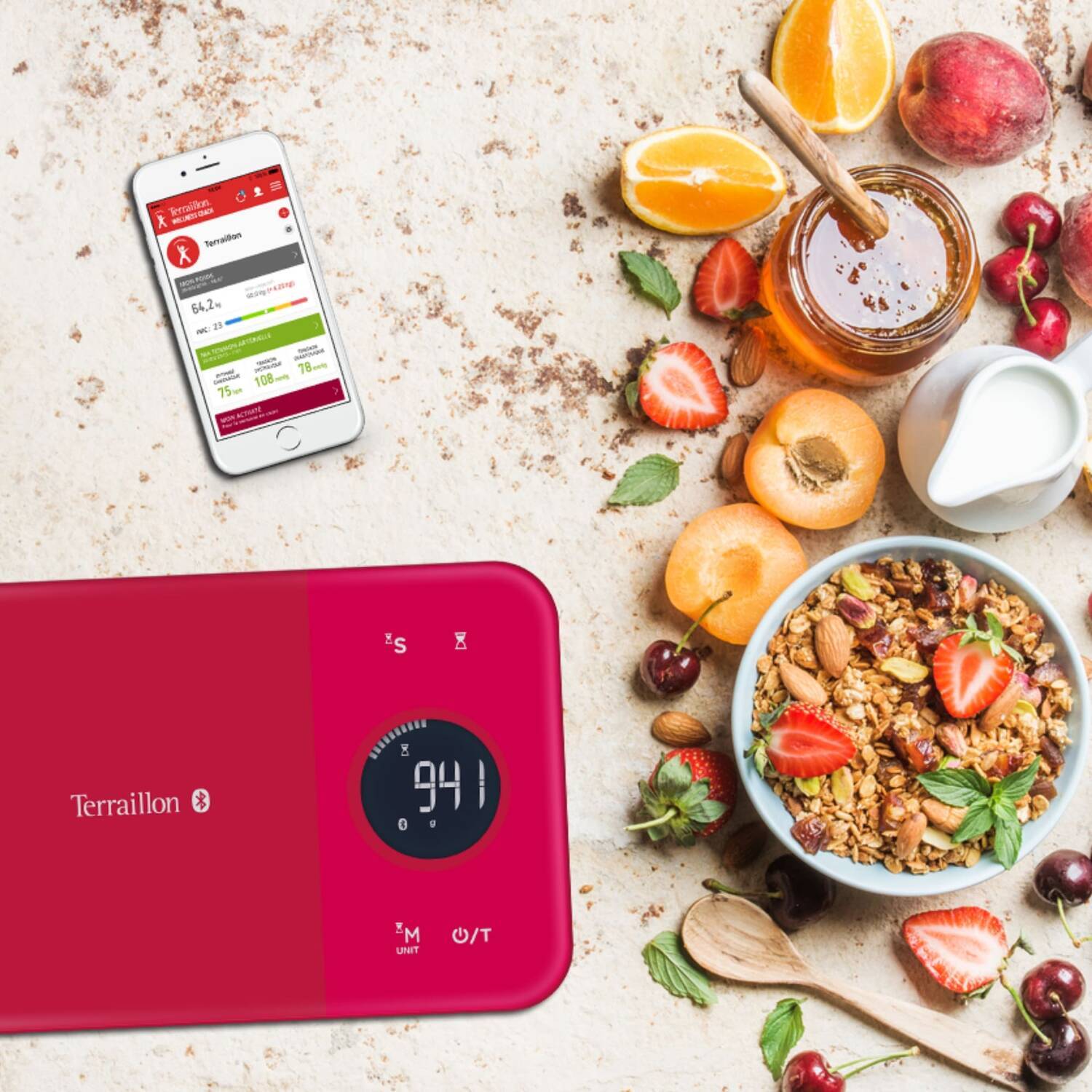 Balance de cuisine Nutritab connectée