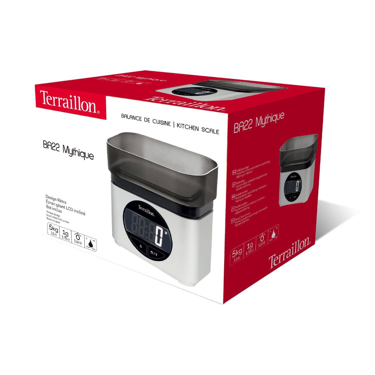 Balance de cuisine BA22 Mythique silver