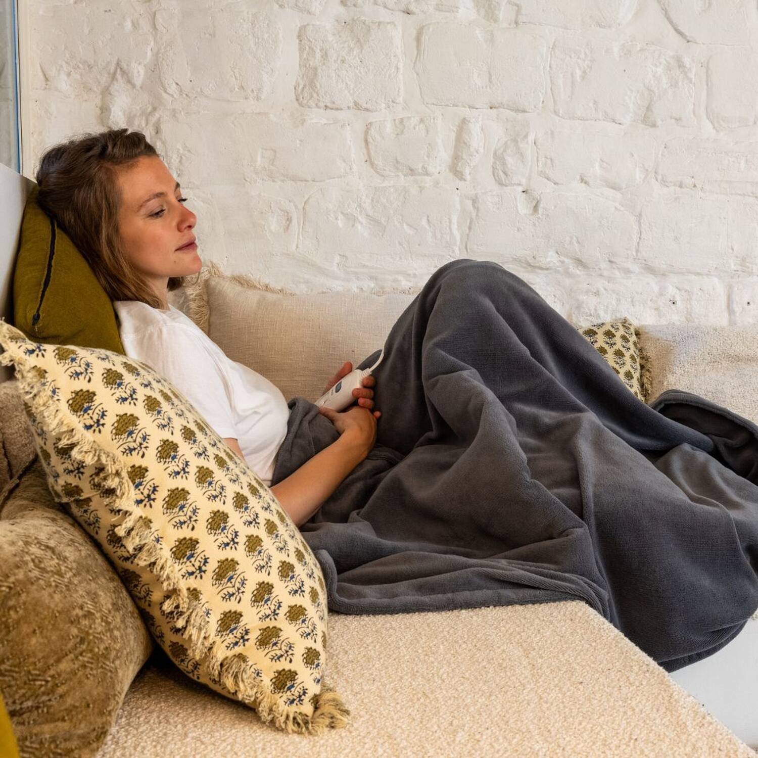 Cozy Dark grey Wärmedecke