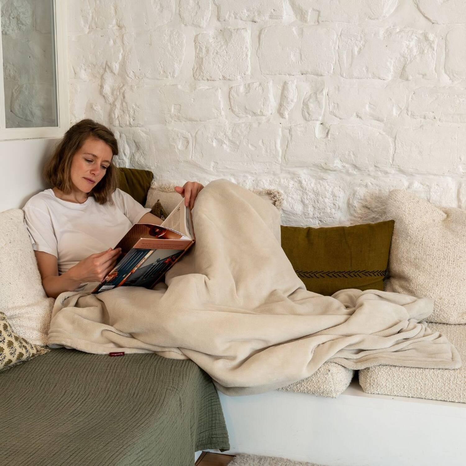 Cozy Light grey Wärmedecke