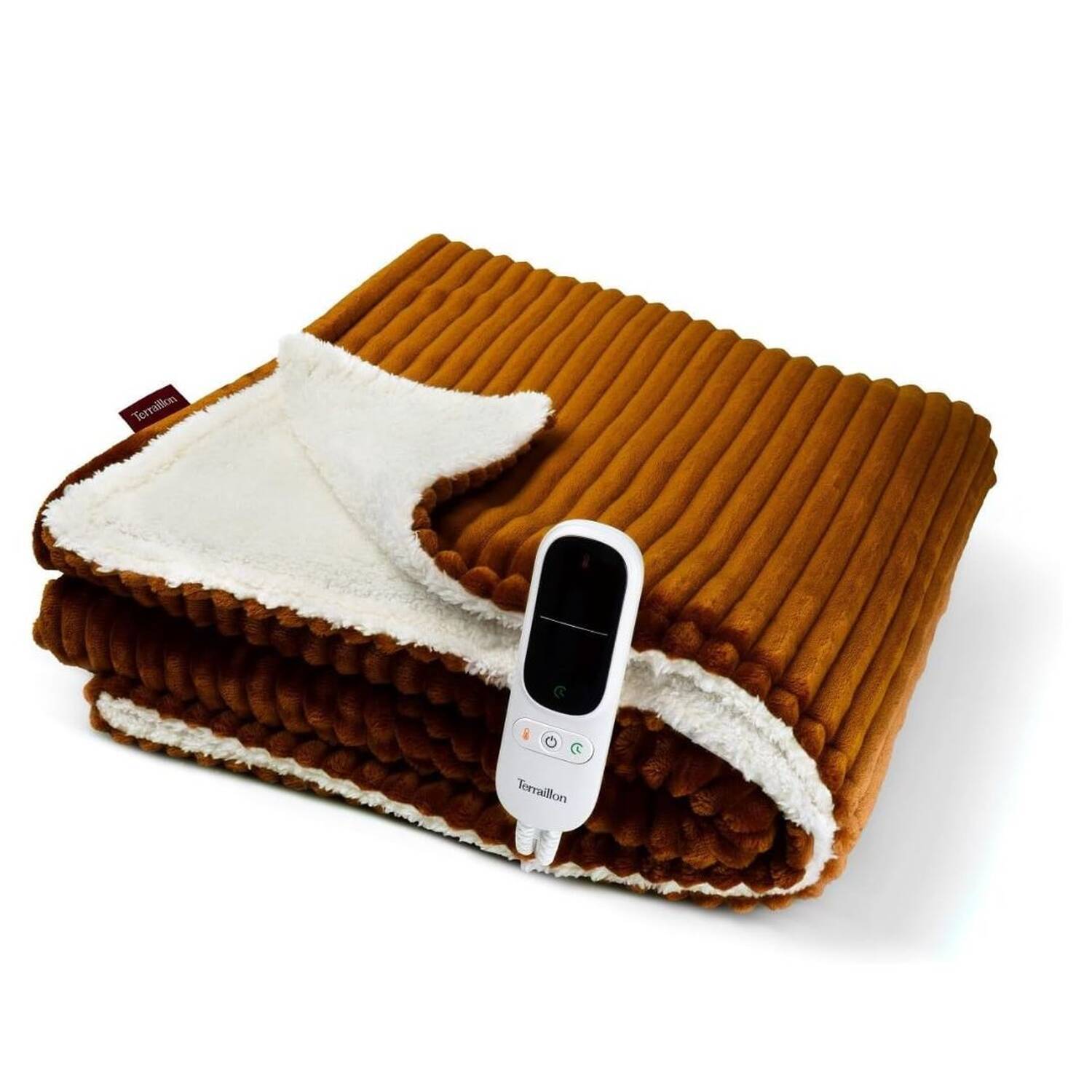 Couverture chauffante Koomy caramel